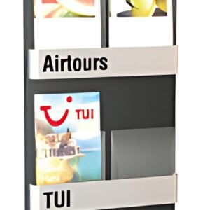 kerkmann Présentoir à prospectus sur pied First, 8 bacs