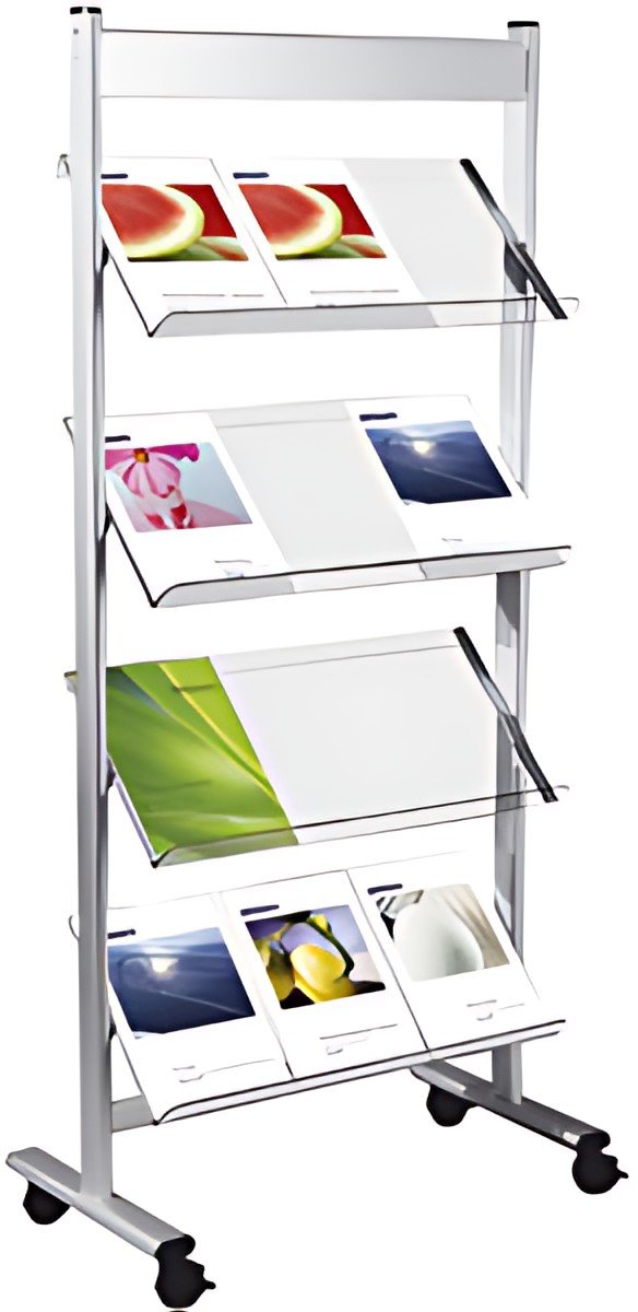 kerkmann Présentoir à brochures Ecoline, pour 12 x A4