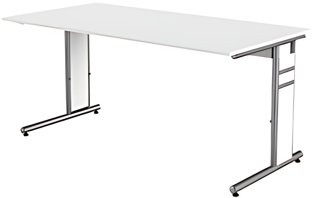 kerkmann Bureau Form 4, (L)1.600 mm, blanc