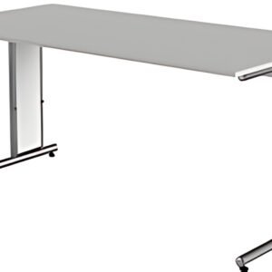 kerkmann Bureau Form 4, (L)1.600 mm, gris clair