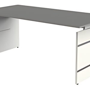 kerkmann Bureau avec piètement panneau Form 4, (L)2.000 mm
