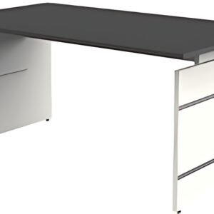 kerkmann Bureau avec piètement panneau Form 4, (L)2.000 mm