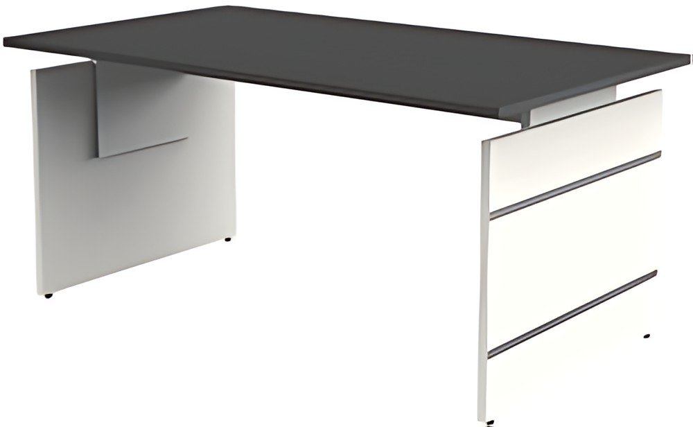 kerkmann Bureau avec piètement panneau Form 4, (L)2.000 mm