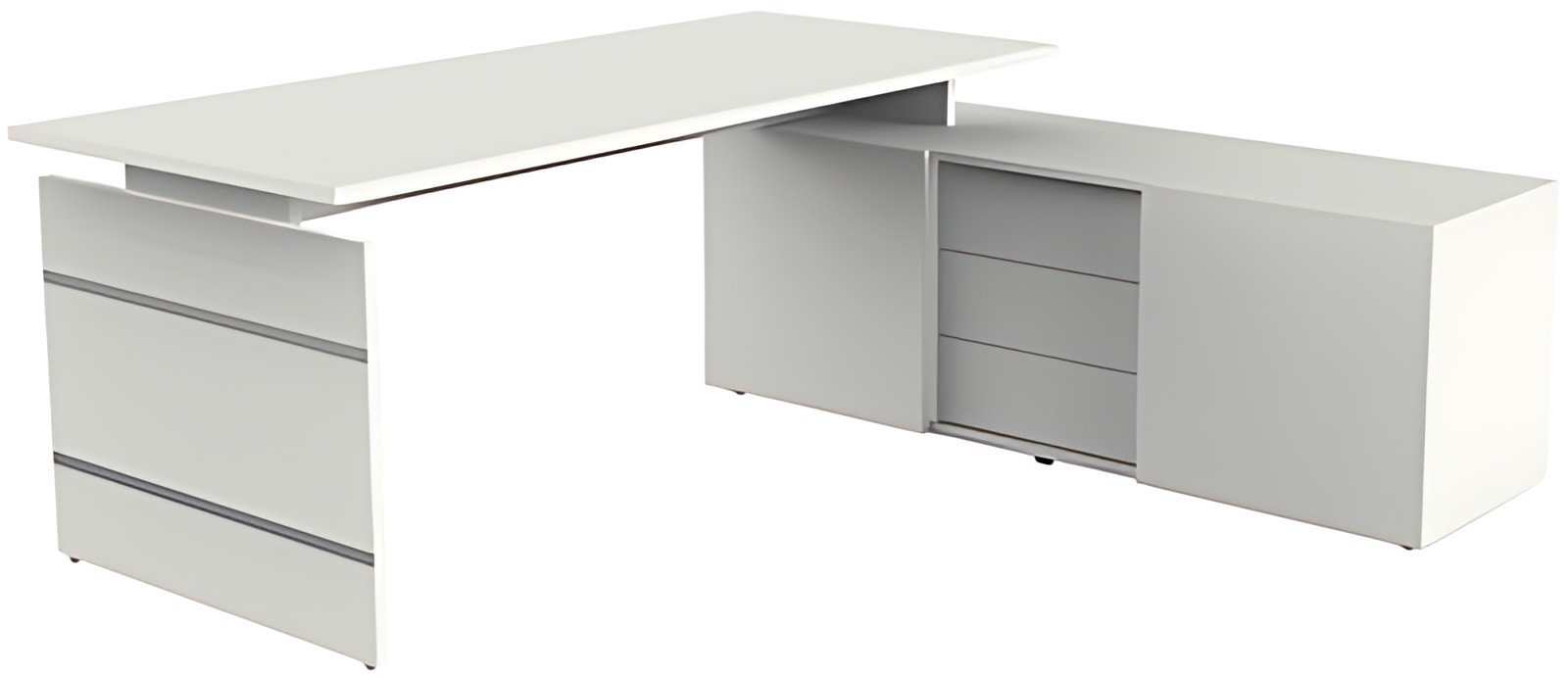 kerkmann Bureau complet Form 4/AVETO, blanc