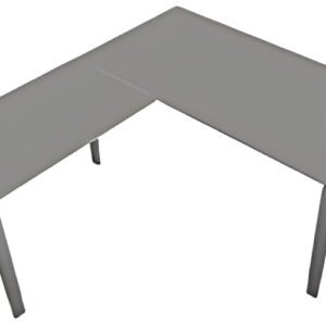 kerkmann Bureau Form 5, (L)1.200 x (P)800 mm, blanc