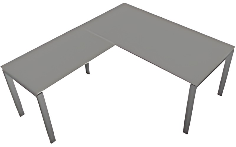 kerkmann Bureau Form 5, (L)1.200 x (P)800 mm, blanc
