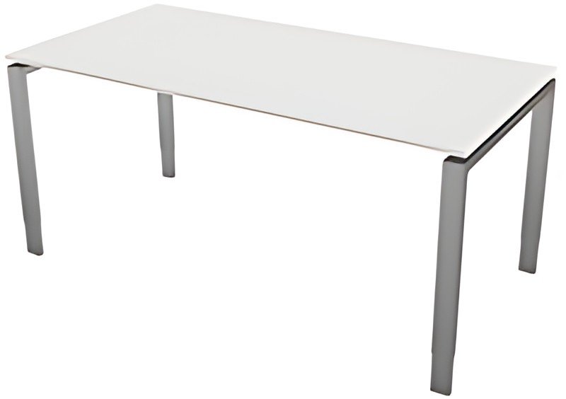 kerkmann Bureau Form 5, (L)1.600 x (P)800 mm, blanc