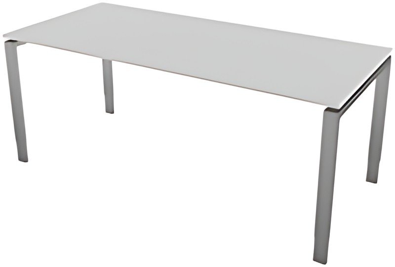 kerkmann Bureau Form 5, (L)1.800 x (P)800 mm, gris clair