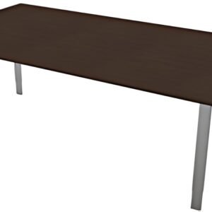 kerkmann Table de conférence Form 5, (L)2.000 mm, wengé
