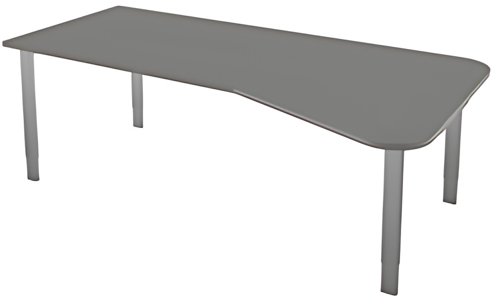 kerkmann Bureau pour ordinateur Form 5, support 4 pieds