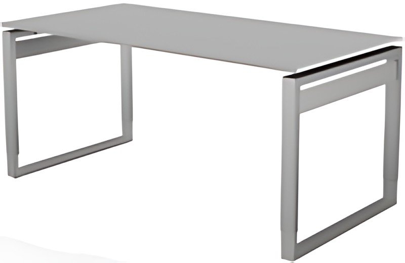 kerkmann Bureau Form 5, (L)1.600 x (P)800 mm, gris clair