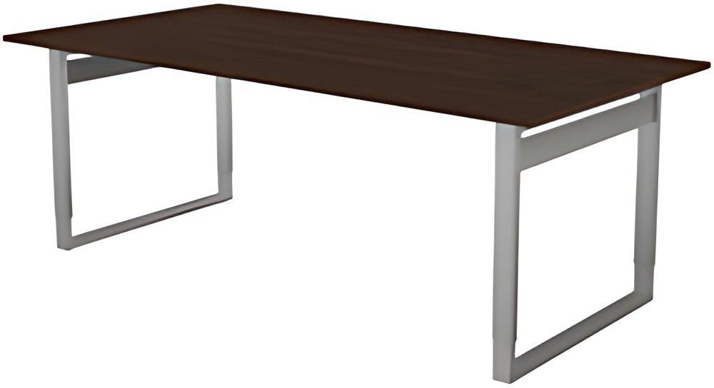 kerkmann Table de conférence Form 5, (L)2.000 mm, wengé