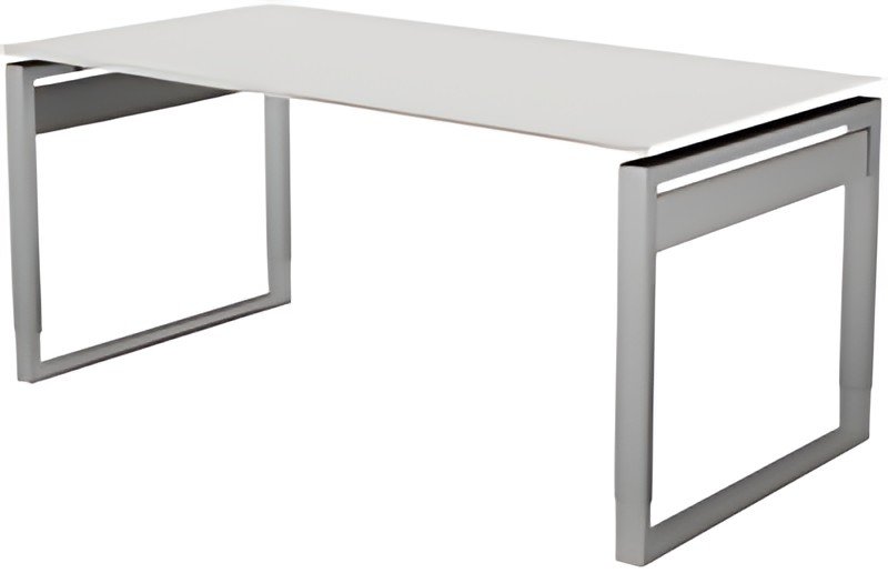 kerkmann Table annexe Form 5, piètement cadre, blanc