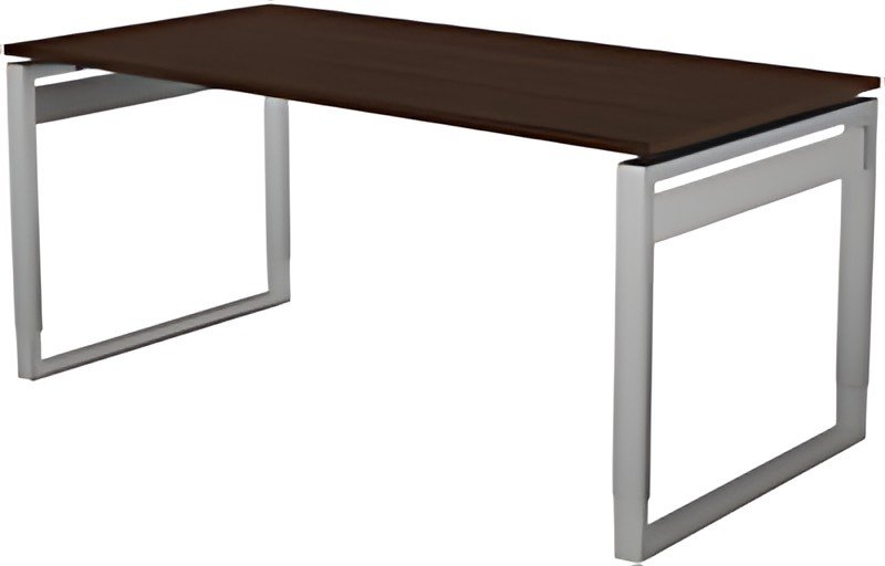 kerkmann Table annexe Form 5, piètement cadre, wengé