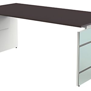 kerkmann Bureau avec piètement panneau LUGANO, anthracite