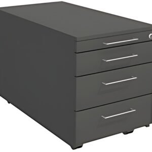 kerkmann Caisson mobile ARTLINE, 3 tiroirs, anthracite