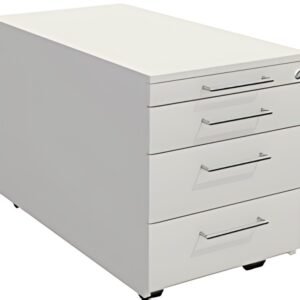 kerkmann Caisson mobile ARTLINE, 3 tiroirs, blanc