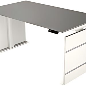 kerkmann Bureau assis-debout avec panneau Move 3, graphite