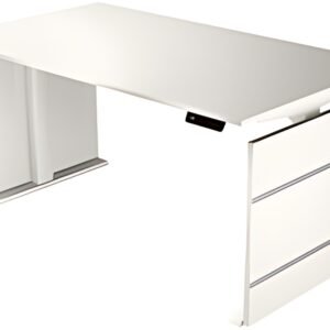 kerkmann Bureau assis-debout avec panneau Move 3, blanc