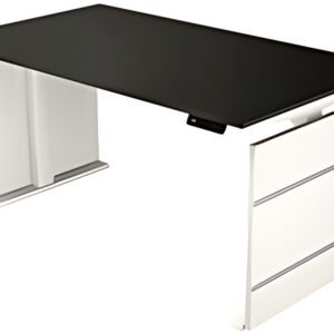 kerkmann Bureau assis-debout avec panneau Move 3, anthracite