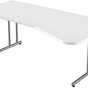 kerkmann Bureau pour PC Start Up, piètement en C, blanc