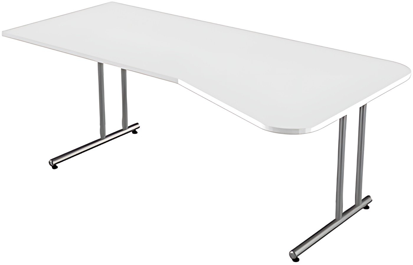 kerkmann Bureau pour PC Start Up, piètement en C, blanc
