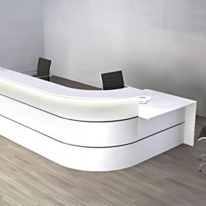 kerkmann Grand comptoir en L BARI, espace conseil