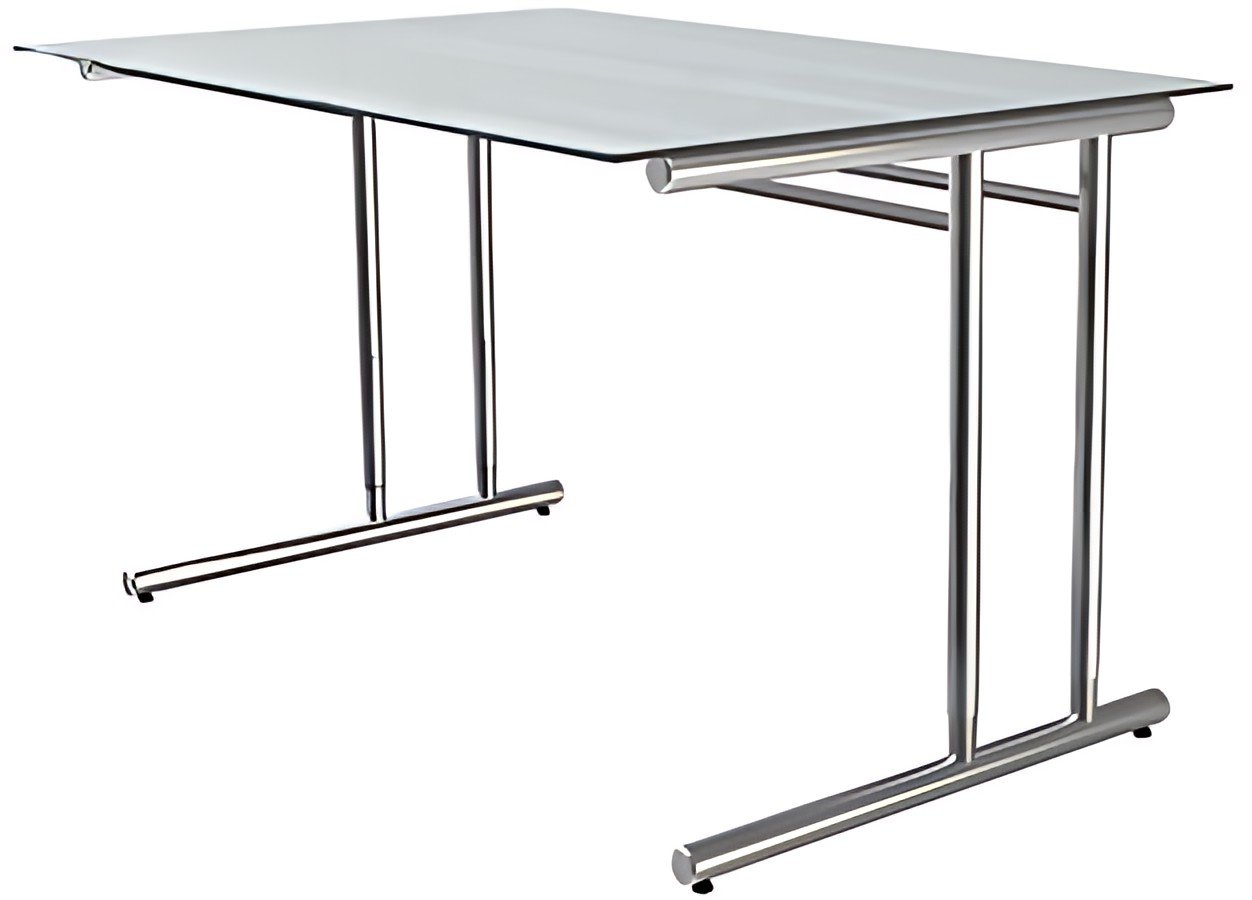 kerkmann Bureau ARTLINE, (L)1.200 mm, avec plateau en verre