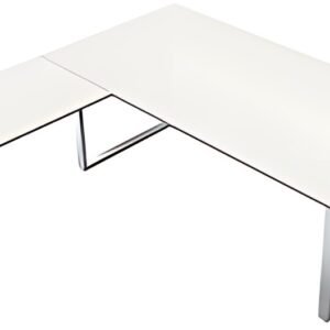 kerkmann Bureau AVETO avec extension, (L)2.000 mm, blanc