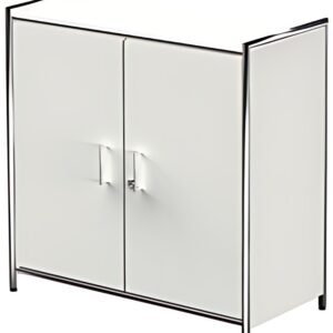 kerkmann Bahut ARTLINE, 2 hauteurs de classeur, blanc