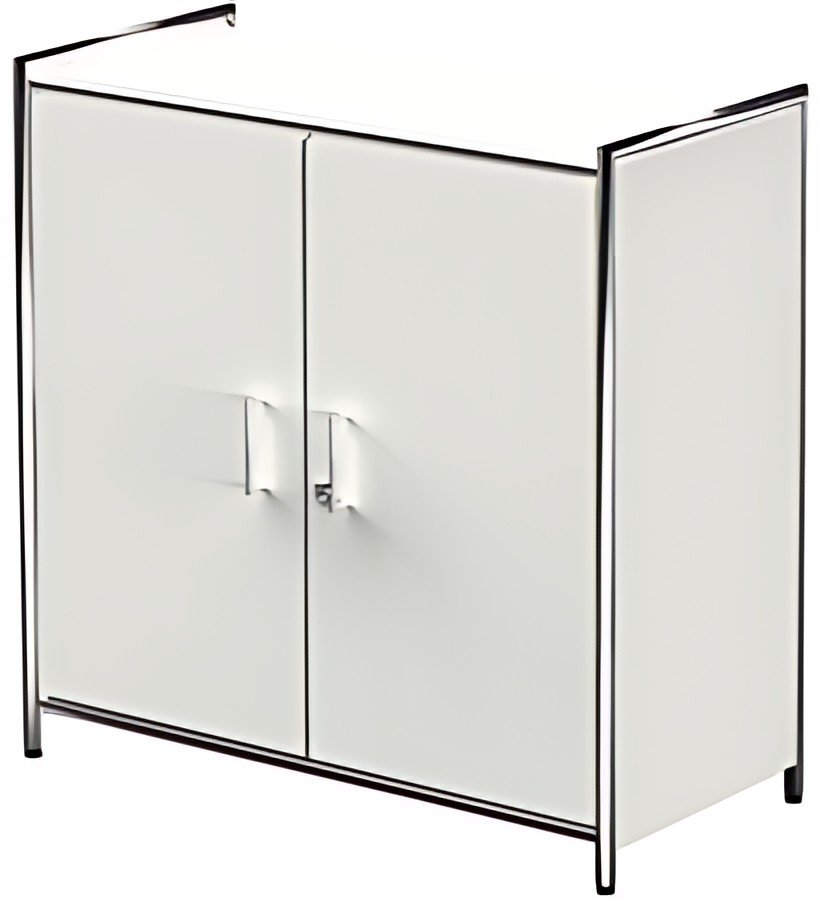 kerkmann Bahut ARTLINE, 2 hauteurs de classeur, blanc