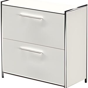 kerkmann Bahut ARTLINE, 2 hauteurs de classeur, blanc