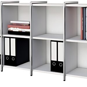 kerkmann Bahut ARTLINE, 2 hauteurs de classeur, blanc