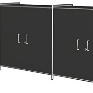 kerkmann Bahut ARTLINE, 2 hauteurs de classeur, anthracite
