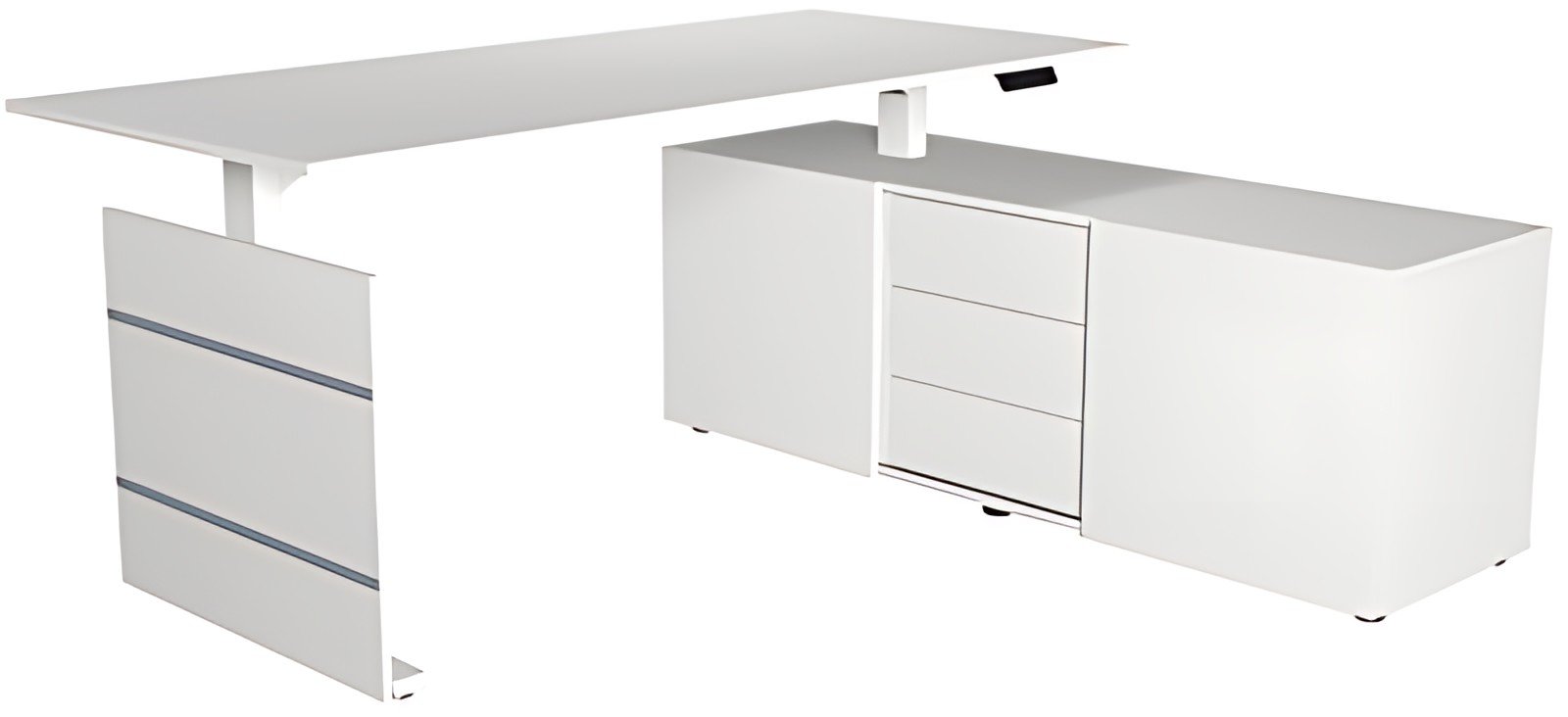kerkmann Poste de travail complet Move 3, blanc