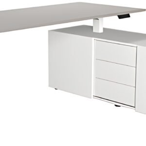 kerkmann Poste de travail complet Move 3, blanc/gris clair