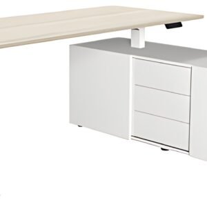 kerkmann Poste de travail complet Move 3, blanc/érable