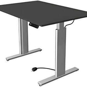 kerkmann Table de bureau assis-debout Move 3 tube,anthracite