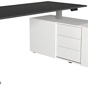 kerkmann Poste de travail complet Move 3 tube, anthracite