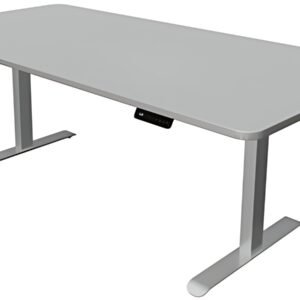 kerkmann Table de bureau assis-debout Move 3 Premium, gris
