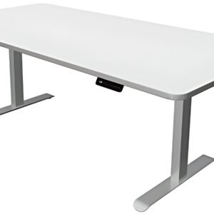 kerkmann Table de bureau assis-debout Move 3 Premium, blanc