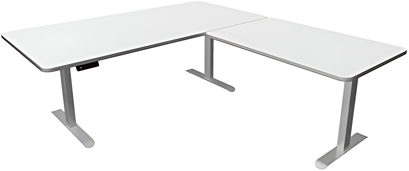 kerkmann Table de bureau assis-debout Move 3 Premium, blanc