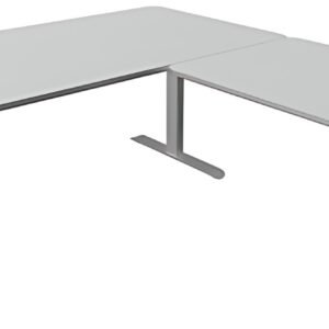 kerkmann Table de bureau assis-debout Move 3 Premium, gris