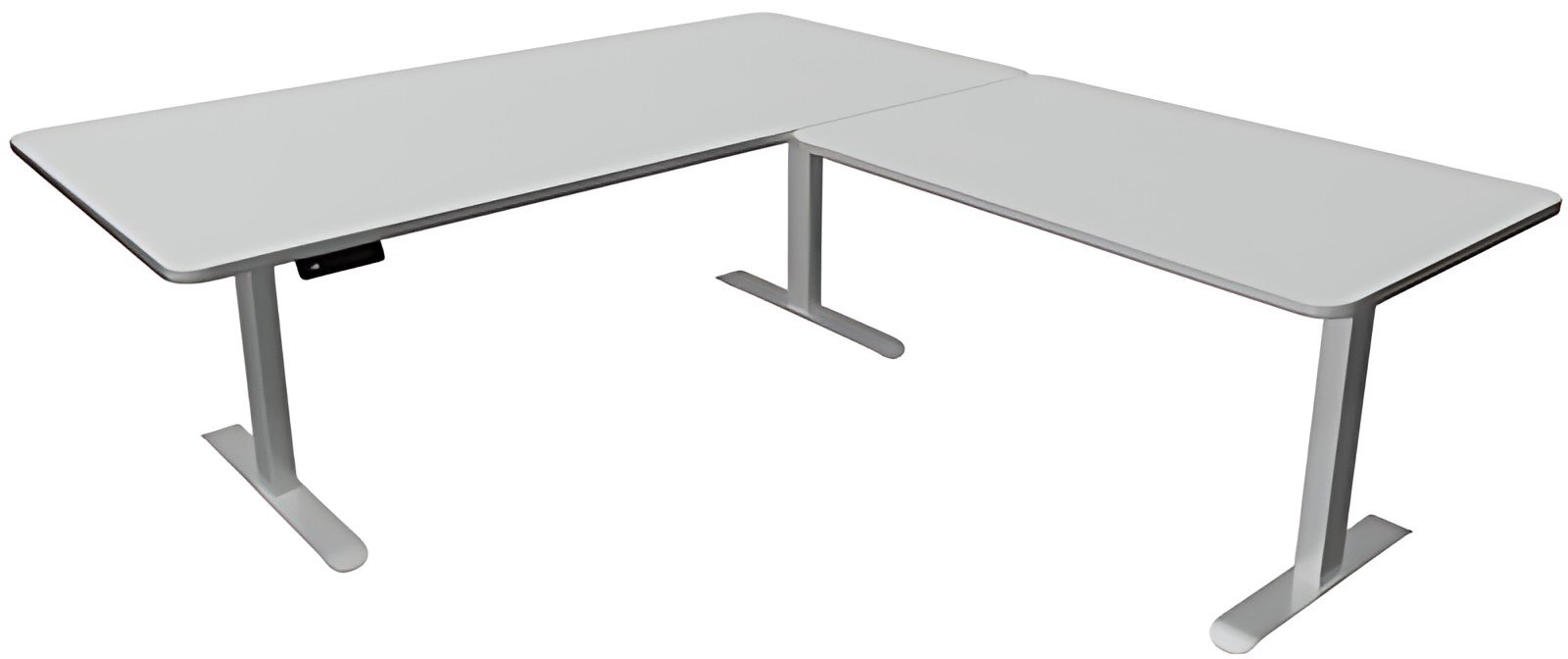 kerkmann Table de bureau assis-debout Move 3 Premium, gris
