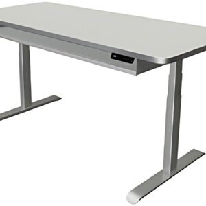 kerkmann Table de bureau assis-debout Move 4 Premium, gris