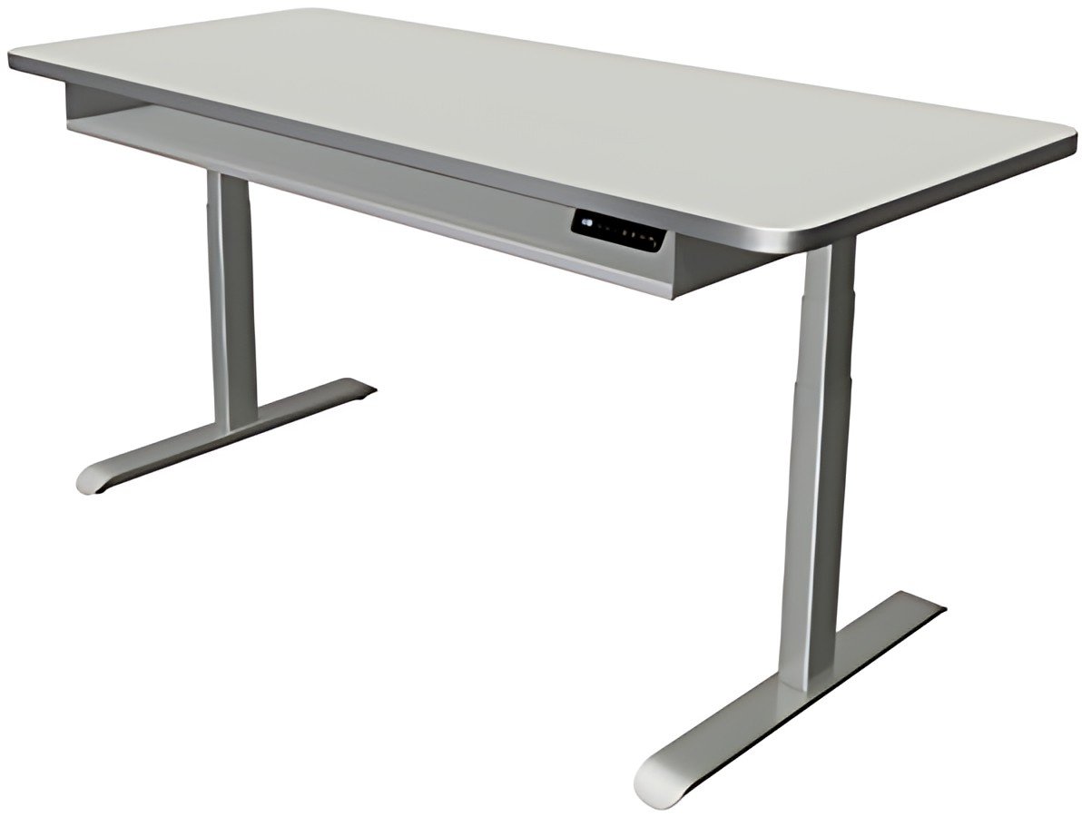 kerkmann Table de bureau assis-debout Move 4 Premium, gris