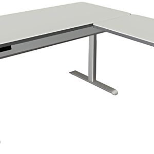 kerkmann Table de bureau assis-debout Move 4 Premium, gris
