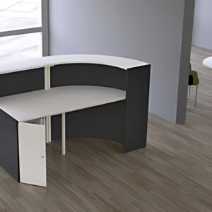 kerkmann Comptoir arrondi BARI Compact, (L)1.750 x (P)950 mm