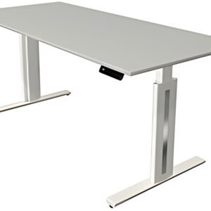 kerkmann Table de bureau assis-debout Move 3 fresh, gris