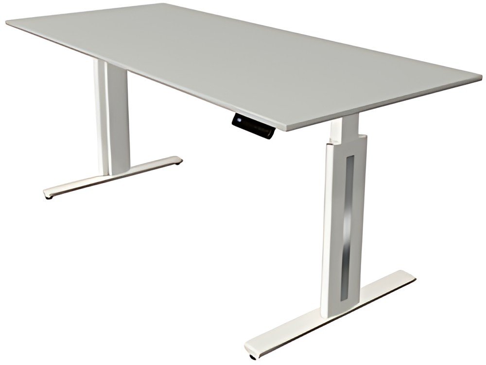 kerkmann Table de bureau assis-debout Move 3 fresh, gris